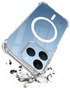 For Realme 15T | Realme Narzo 90 Back Cover Shockproof Crystal-Clear (Magsafe Wireless Support | Drop & Camera Protection | Hard Polycarbonate)