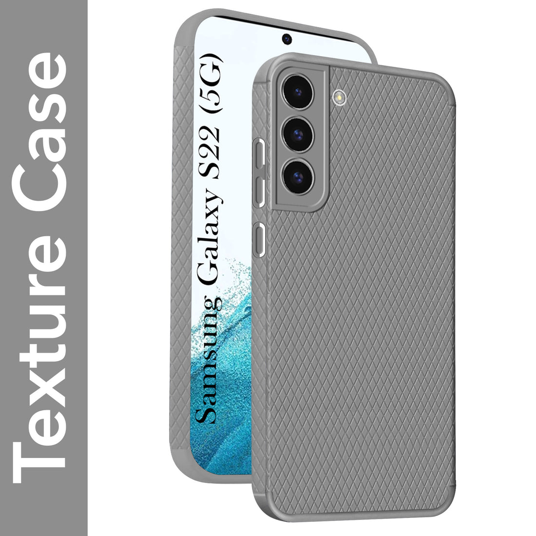 For Samsung Galaxy S22 5G Back Cover Case (Liquid Silicone | Side Grip | Camera Protection)