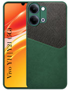 For Vivo Y11 | Vivo Y21 5G Back Cover Case (Dual PU Leather Stitch | Professional Minimalist | Soft and Flexible)