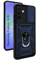 For Samsung Galaxy A36 5G Back Cover Case (Hybrid Dual Armor Polycarbonate)