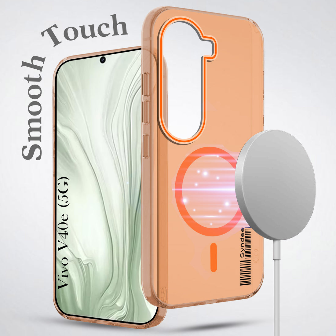 For Vivo V40e Back Cover Case (Soft Touch | Camera Bump Protection | MagSafe Compatible | Matte Finish)