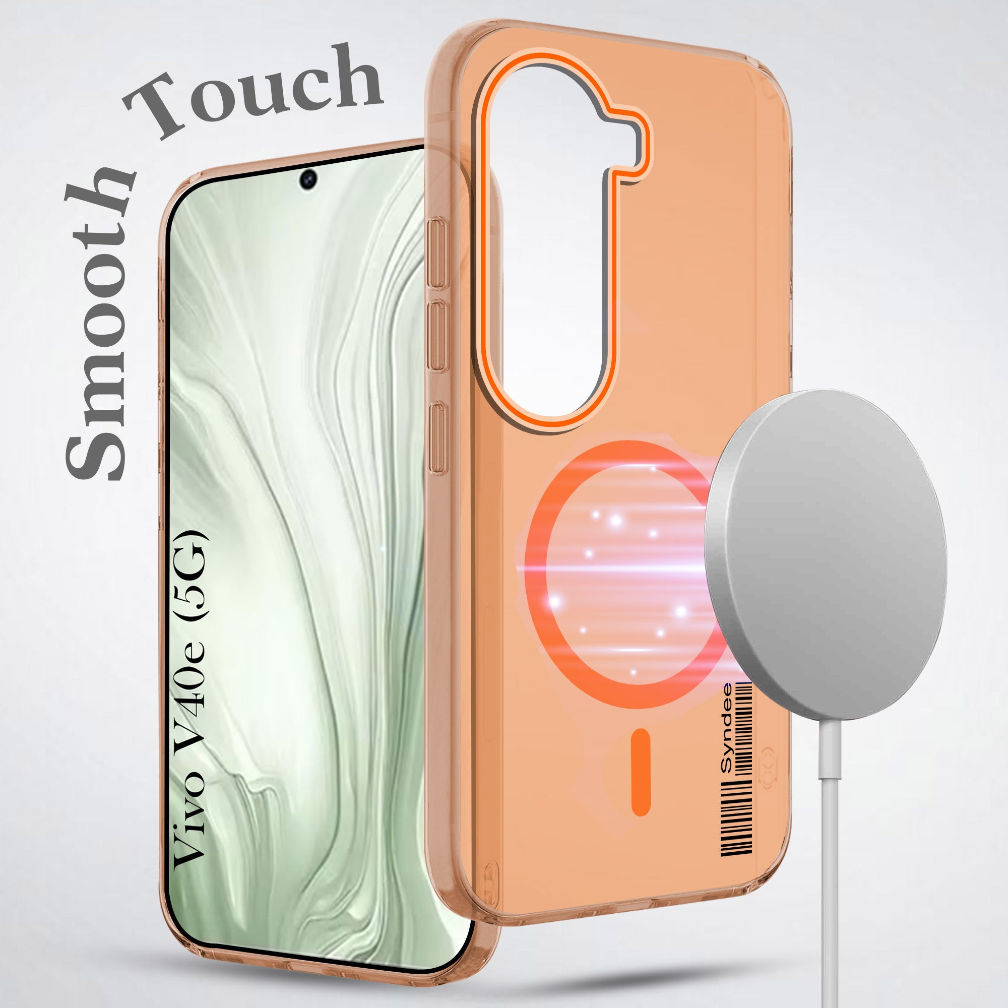 For Vivo V40e Back Cover Case (Soft Touch | Camera Bump Protection | MagSafe Compatible | Matte Finish)