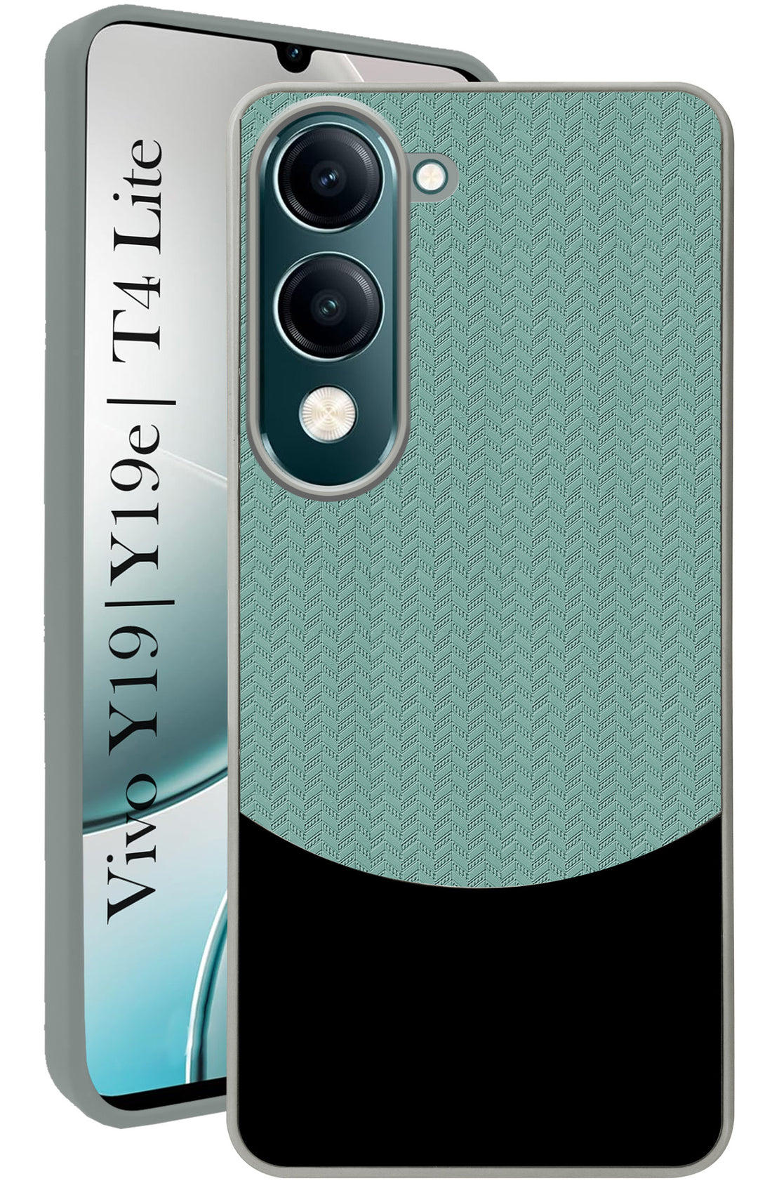 For Vivo Y19 | Vivo Y19e | Vivo T4 Lite Silicone Finish Back Cover Case (Premium Minimalist Professional Feel | Camera Protection Bump)