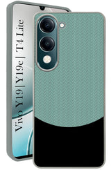 For Vivo Y19 | Vivo Y19e | Vivo T4 Lite Silicone Finish Back Cover Case (Premium Minimalist Professional Feel | Camera Protection Bump)