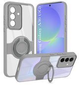 For Samsung Galaxy A36 5G Back Cover Case with stand (Built-in Ring Holder Kickstand | Lifetime Anti Yellow | Camera Protection)