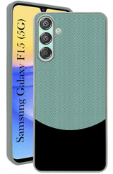 For Samsung Galaxy F15 5G Back Cover Case (Elegant PU Leather Finish | Premium Minimalist Professional | Camera Protection Bump)