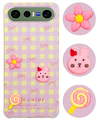 For Vivo X300 FE Back Cover Case (3D Cute Cartoons | Hard Back Side Soft | Matte Premium Finish | HD Printing)