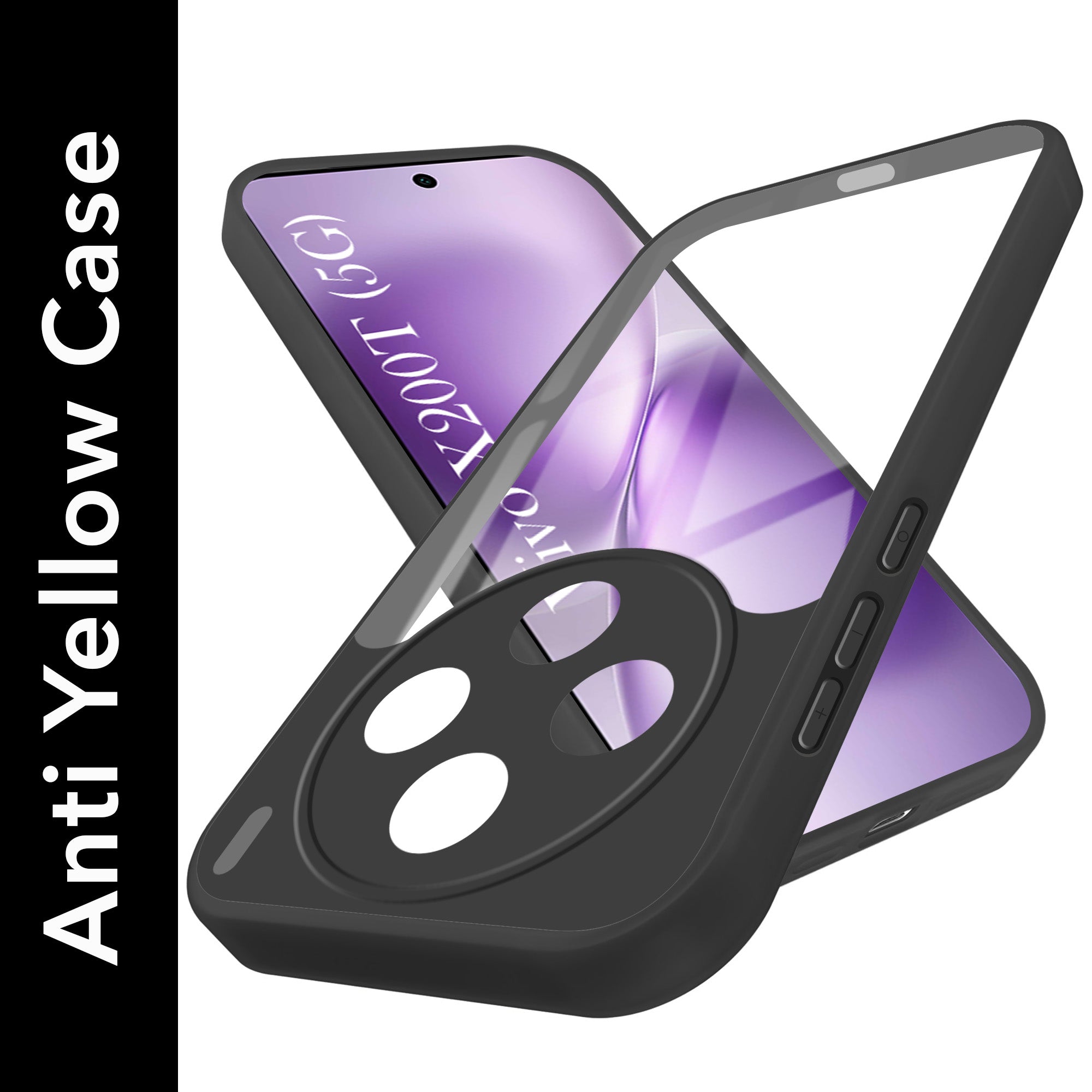For Vivo X200T Back Cover Case Ultra-Hybrid (Lifetime Anti Yellow | Anti Scratch | Crystal Clear Shockproof)