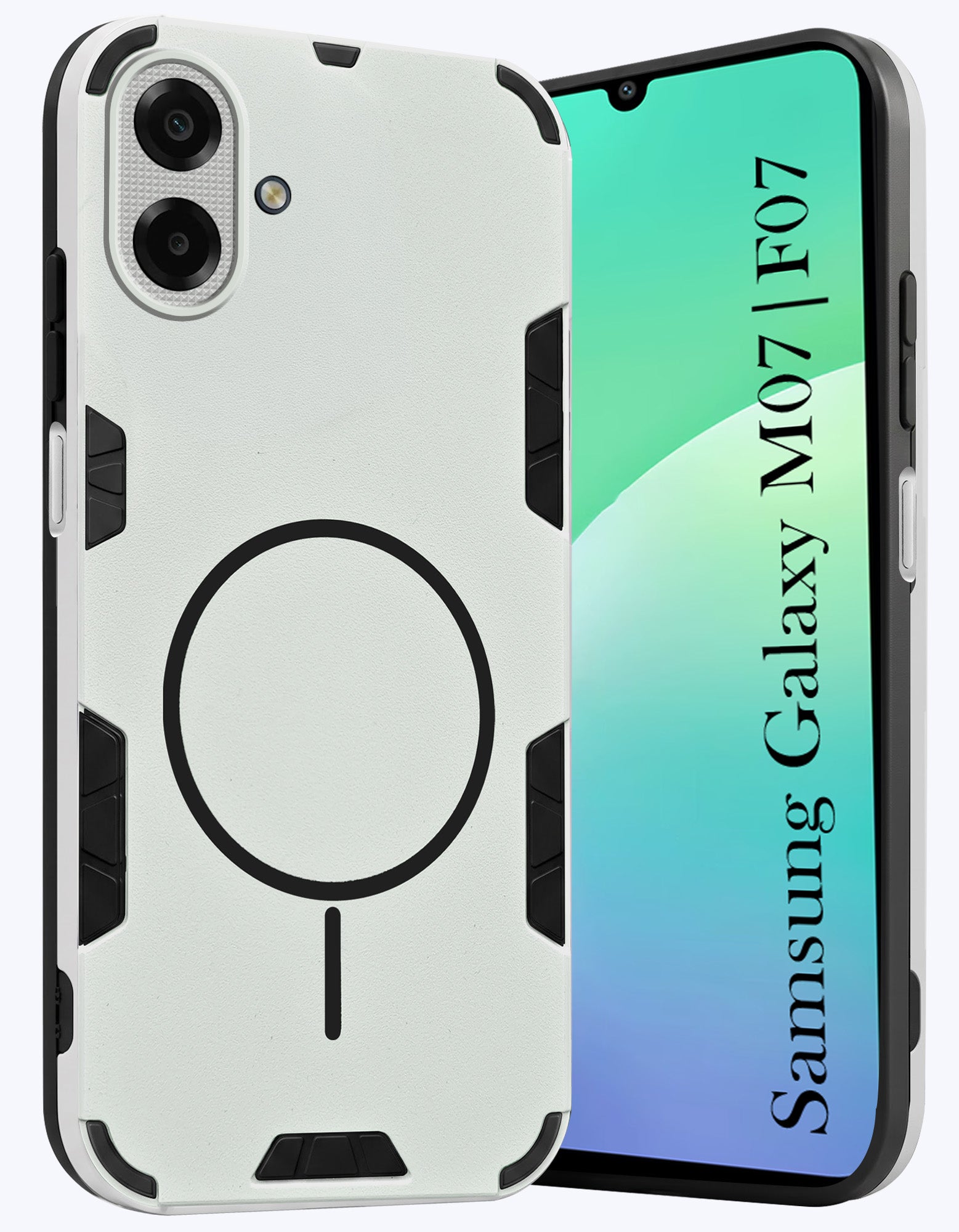For Samsung Galaxy M07 | Samsung Galaxy F07 Back Cover Case (Slim Hybrid Armor | Shockproof Camera Protection | Rugged Dual Layer)