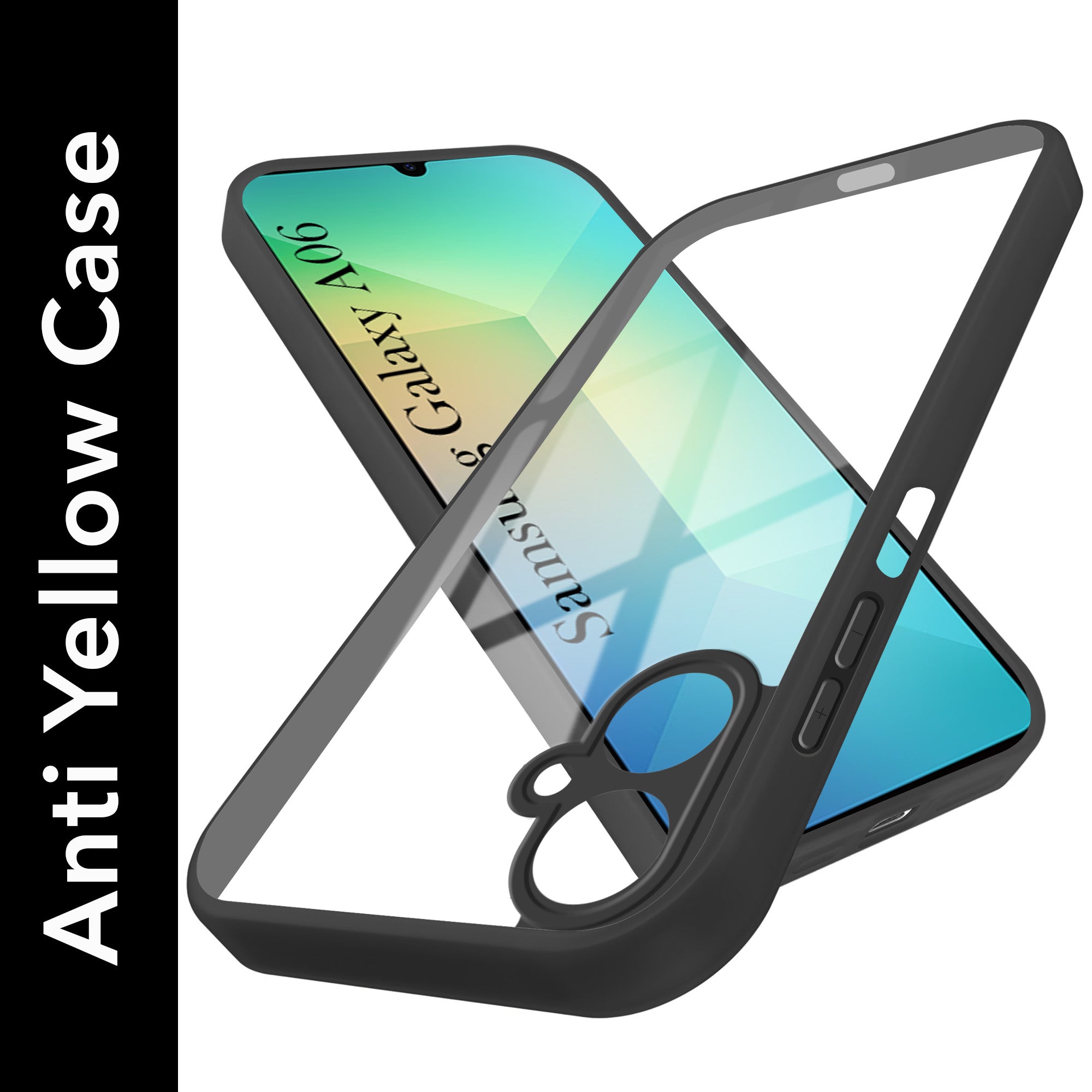 For Samsung Galaxy A06 Back Cover Case (Lifetime Anti Yellow | Anti Scratch | Crystal Clear Shockproof)
