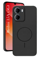 For Redmi 15A 5G Back Cover Case PU Leather (Texture Grip Design | Professional Minimalist | Camera Protection | Soft and Flexible)