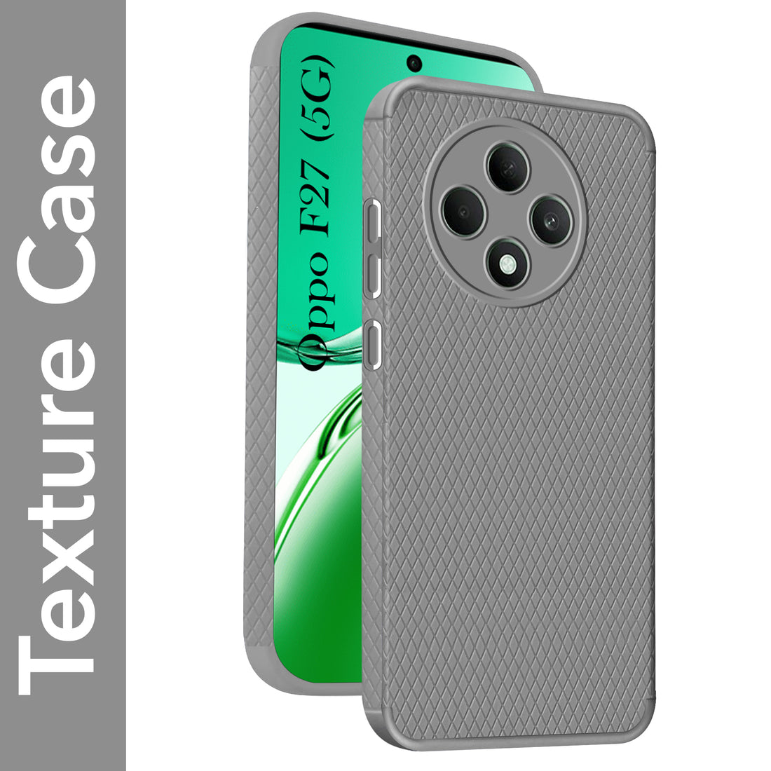 For Oppo F27 5G Back Cover Case (Liquid Silicone | Side Grip | Camera Protection)