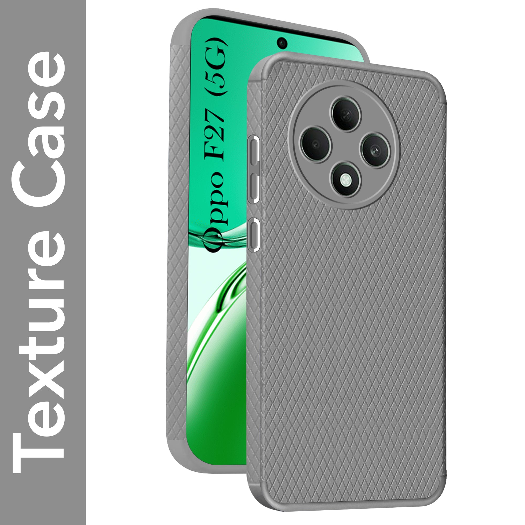 For Oppo F27 5G Back Cover Case (Liquid Silicone | Side Grip | Camera Protection)