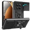 For Xiaomi Redmi Note 15 Pro 5G Back Cover Case Hybrid Armor (Sliding Shutter Camera Protection | Polycarbonate |Ring Holder Kickstand)