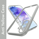 For Samsung Galaxy A55 5G  Back Cover Case (Lifetime Anti Yellow | Anti Scratch | Crystal Clear Shockproof)