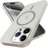 For Apple iPhone 15 Pro Back Cover Case (Frosted Matte Feel | MagSafe Compatible Wireless Charging | Polycarbonate Material)