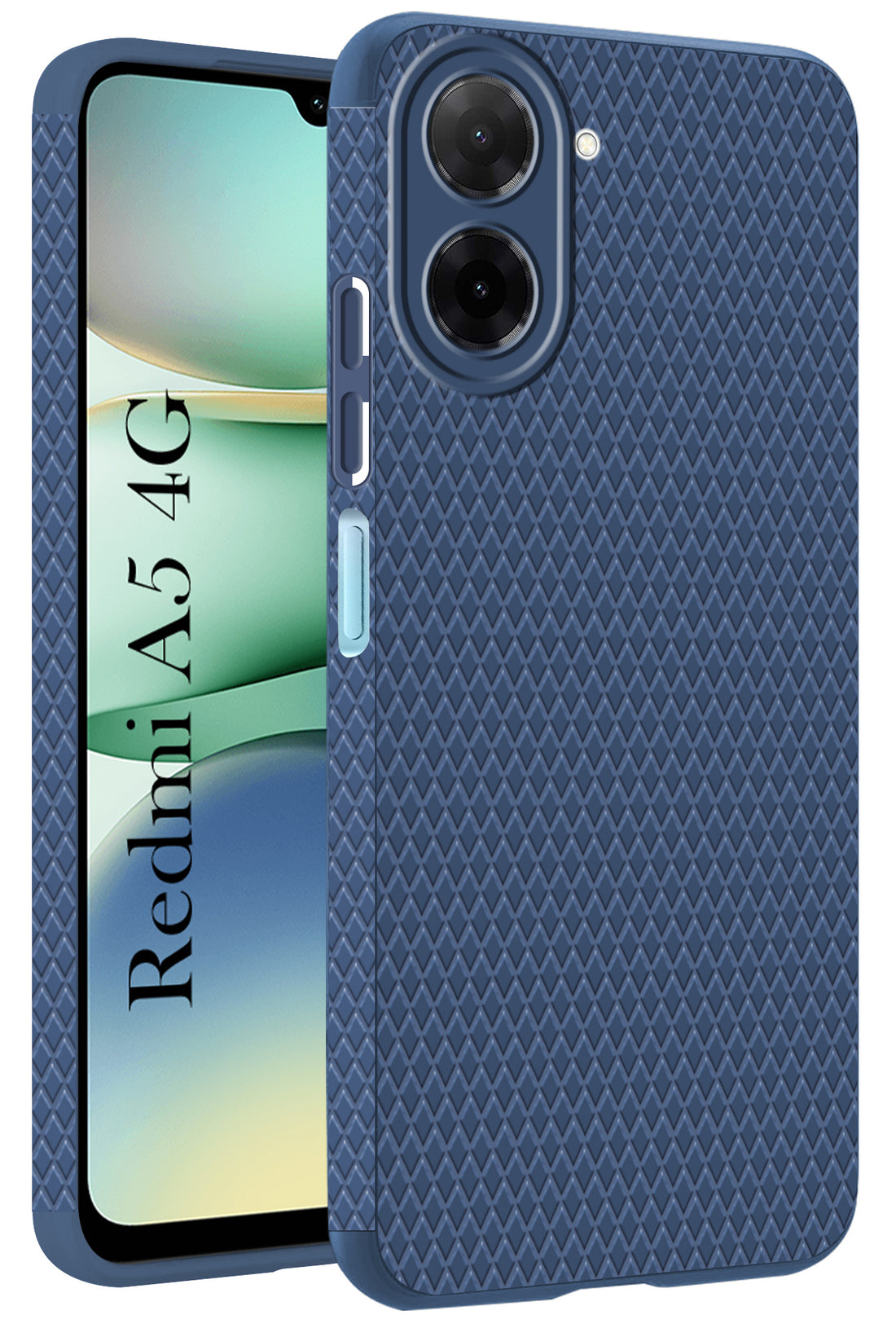 For Redmi A5 4G Back Cover Case (Liquid Silicone | Side Grip | Camera Protection)