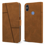 For Xiaomi Mi Redmi Y2 | Redmi S2 Flip Cover Case ( Stitched Leather with Magnetic Closure)