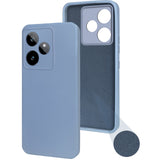 For Realme GT 7 Back Cover Case (Matte Finish Silicone with Inside Fiber cloth)