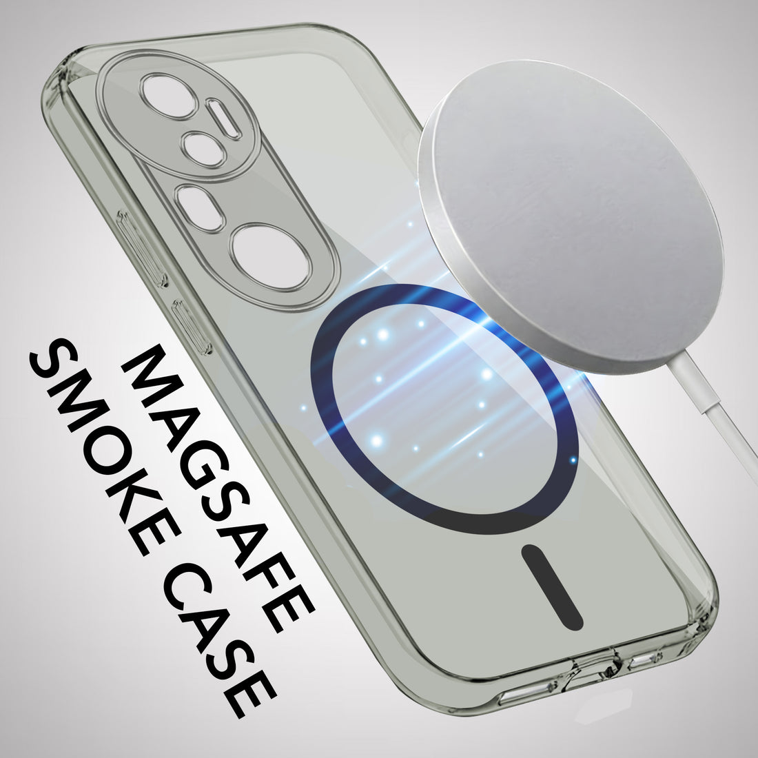 For Vivo T4 Ultra Back Cover Case Lifetime Anti-Yellow MagSafe Compatible Clear (Sleek Hard Crystal | Shockproof and Camera Protection)