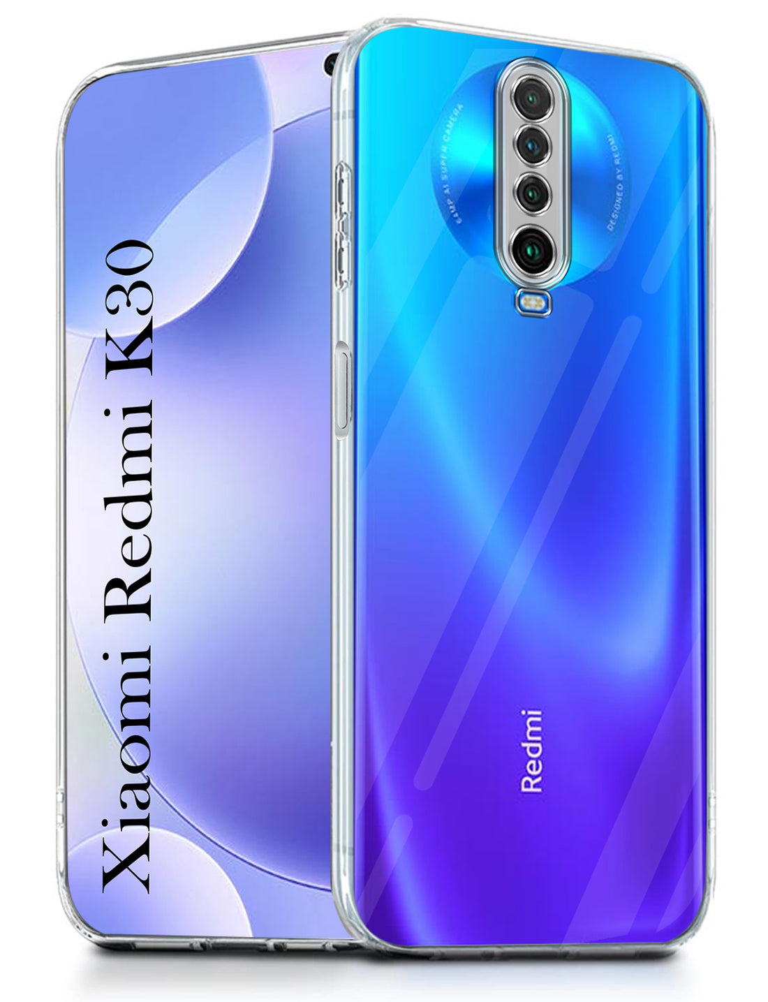 For Xiaomi Mi Redmi K30 Back Cover ( Silicone Clear Shockproof Case with Camera Protection | Soft and Flexible | Transparent)