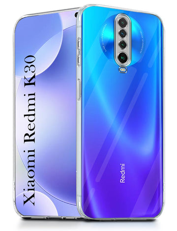 For Xiaomi Mi Redmi K30 Back Cover ( Silicone Clear Shockproof Case with Camera Protection | Soft and Flexible | Transparent)