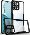 For Oppo Reno14 Pro 5G | Oppo Reno 14 Pro 5G Back Cover Case ( Shockproof with Polycarbonate Clear Panel | Professional Black)
