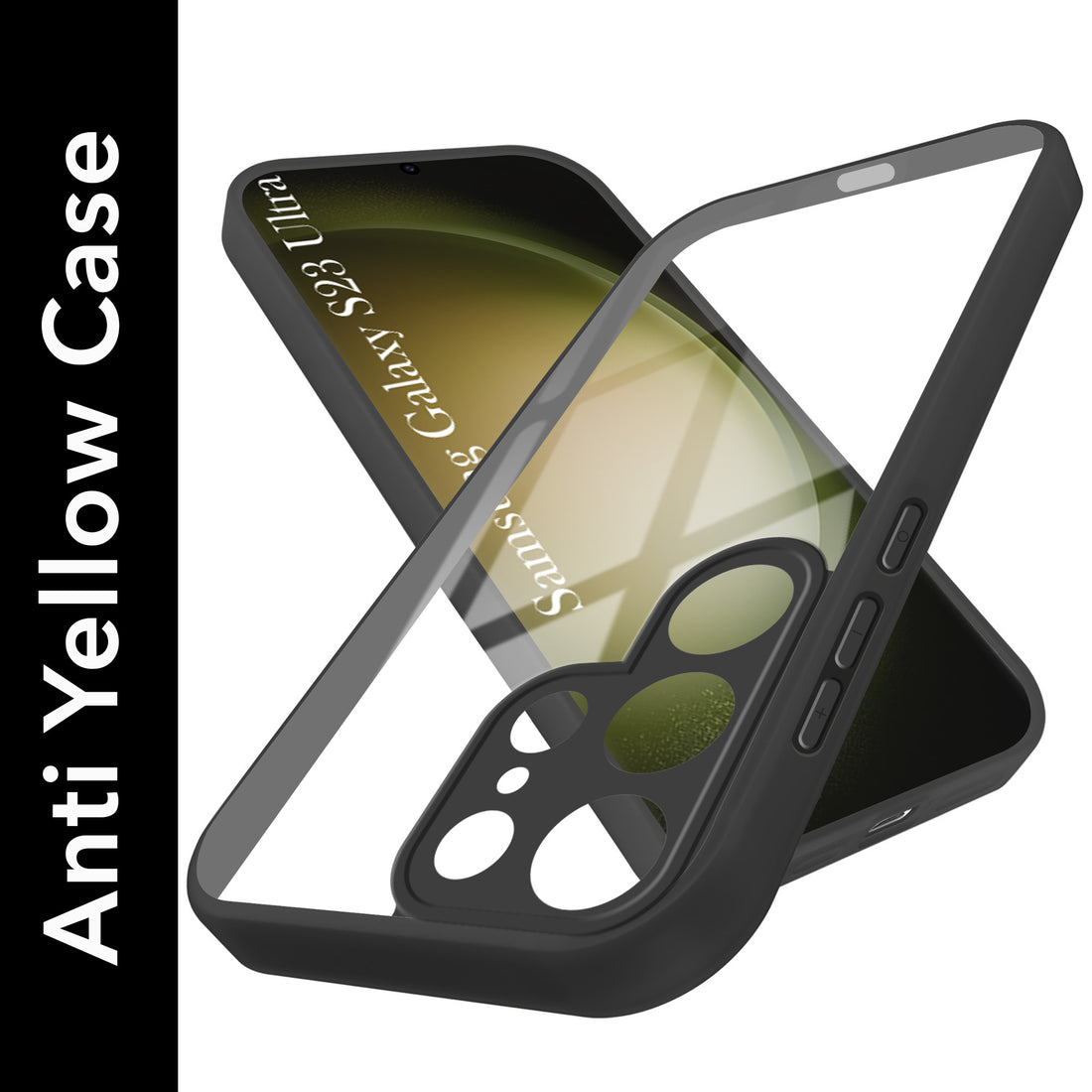 For Samsung Galaxy S23 Ultra Back Cover Case Ultra-Hybrid (Lifetime Anti Yellow | Anti Scratch | Crystal Clear Shockproof)