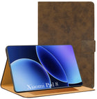 For Xiaomi Pad 8 11.2 Inch Flip Cover Folio Cover (PU Leather | Multi-Angle Smart Stand | Card Storage Slots | Silicone Back Pouch)