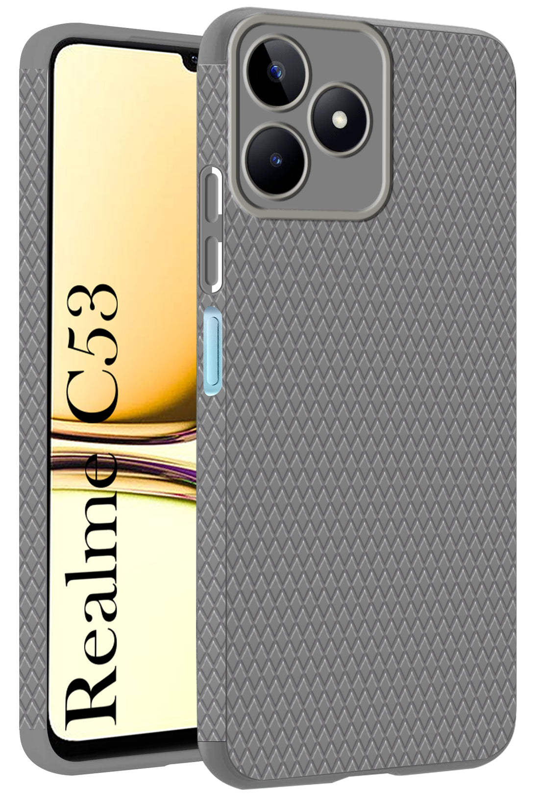 For Realme C53 Back Cover Case (Liquid Silicone | Side Grip | Camera Protection)