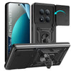 For Xiaomi Redmi Note 15 Pro Plus 5G Back Cover Case Hybrid Armor (Sliding Shutter Camera Protection | Polycarbonate |Ring Holder Kickstand)