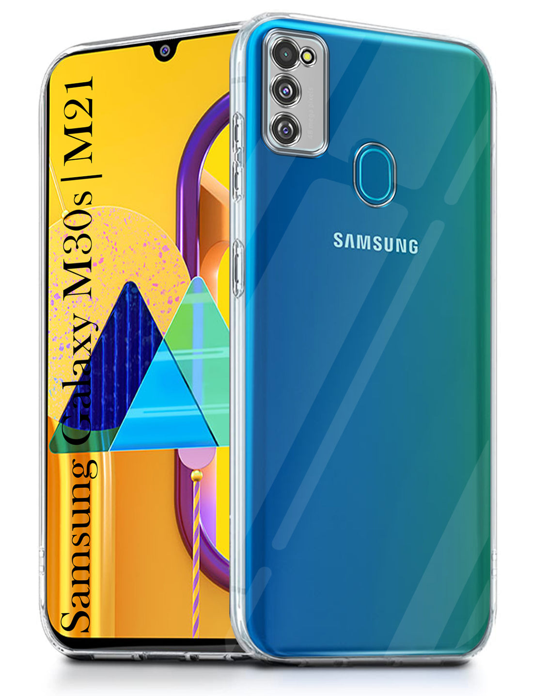 For Samsung Galaxy M30s | Samsung Galaxy M21 Back Cover ( Silicone Clear Shockproof Case with Camera Protection | Soft and Flexible | Transparent)