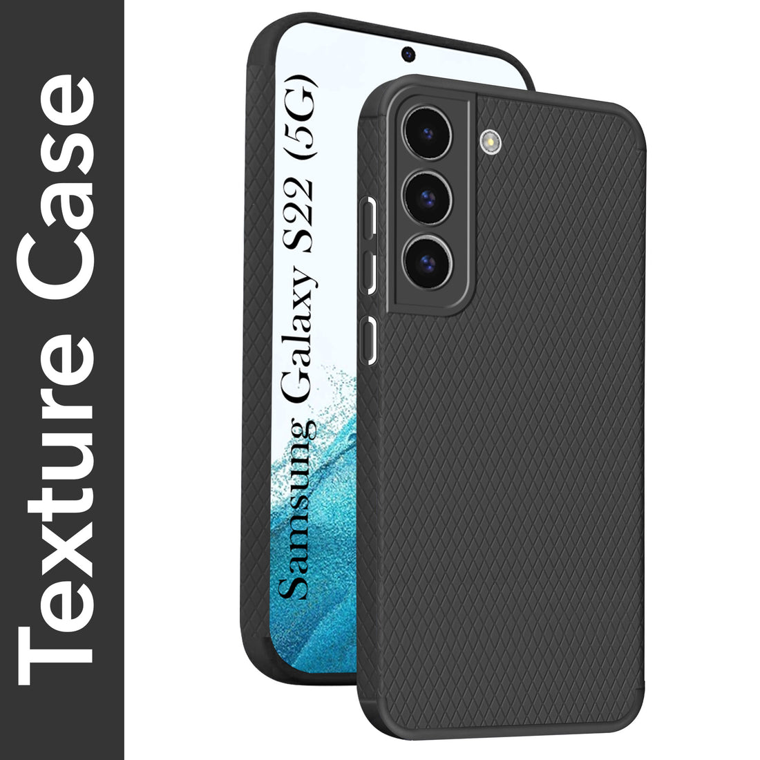 For Samsung Galaxy S22 5G Back Cover Case (Liquid Silicone | Side Grip | Camera Protection)