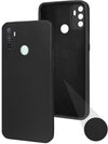 For Oppo A53 | Oppo A33 | Oppo A53s Back Cover Case ( Matte Finish Silicone with Inside Fiber cloth)