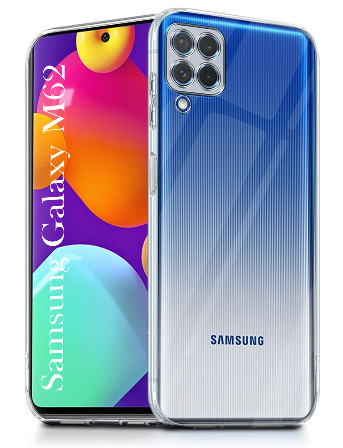 For Samsung Galaxy M62  Back Cover ( Silicone Clear Shockproof Case with Camera Protection | Soft and Flexible | Transparen