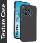 For OnePlus 12R 5G Back Cover Case (Minimalist Design Stitched Leather | Shockproof Raised Edges for Camera & Screen Protection)
