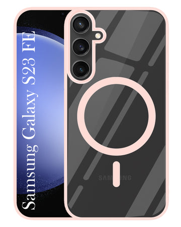 For Samsung Galaxy S23 FE 5G Back Cover Case ( MagSafe Compatible Wireless Charging | Hybrid Camera Bump Protection | Shockproof Polycarbonate