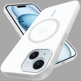 For Apple iPhone 15 Back Cover Case (Frosted Matte Feel | MagSafe Compatible Wireless Charging | Polycarbonate Material)