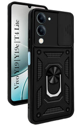 For Vivo Y19 | Vivo Y19e | Vivo T4 Lite Back Cover Case (Hybrid Dual Armor Polycarbonate)