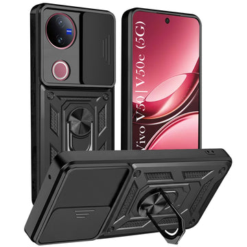For Vivo V50 | Vivo V50e Back Cover Case (Hybrid Dual Armor Polycarbonate)