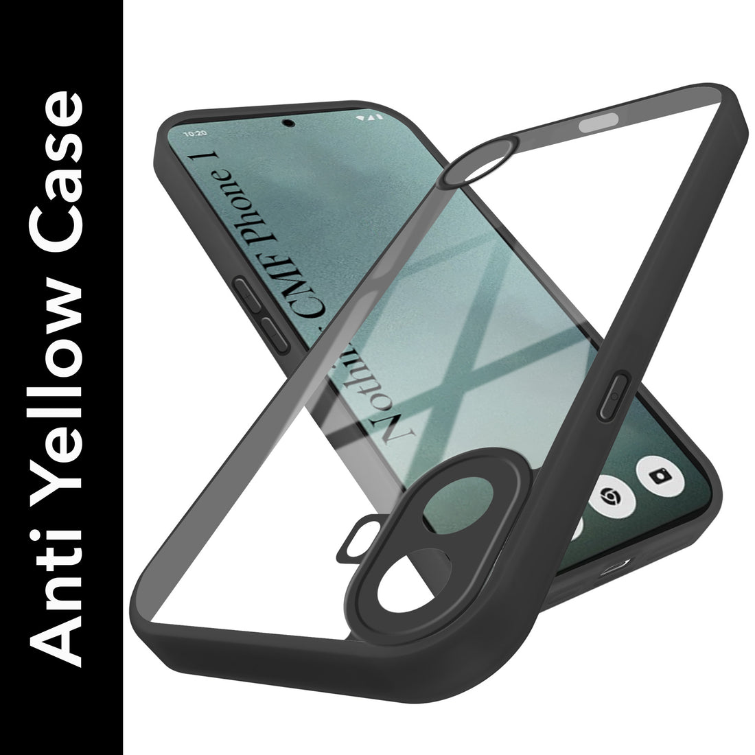 For Nothing CMF Phone 1 Back Cover Case Ultra-Hybrid (Lifetime Anti Yellow | Anti Scratch | Crystal Clear Shockproof)
