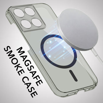 For Motorola Moto Edge 60 Back Cover Case Lifetime Anti-Yellow MagSafe Compatible Clear (Sleek Hard Crystal | Shockproof and Camera Protection)