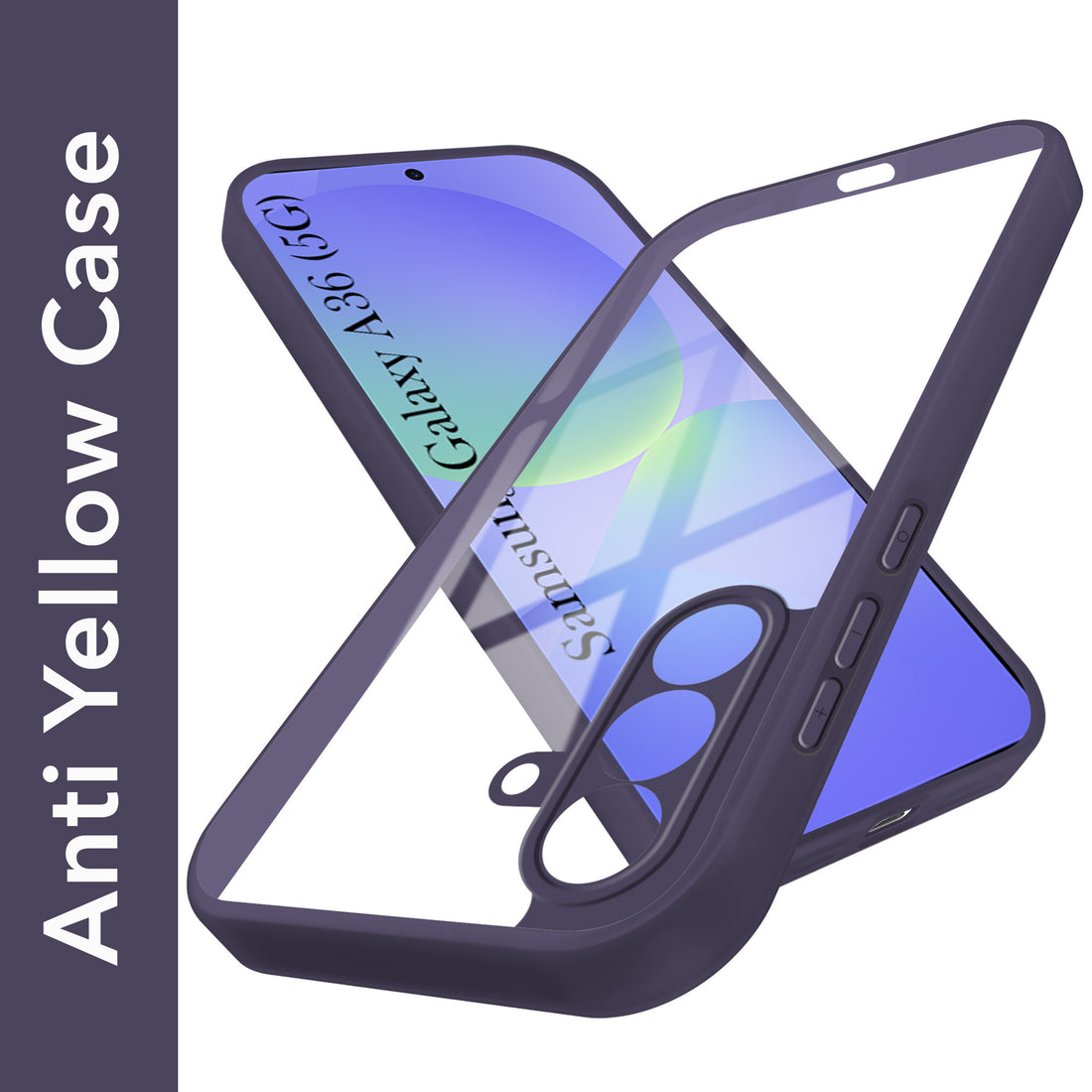For Samsung Galaxy A36 5G Back Cover Case (Lifetime Anti Yellow | Anti Scratch | Crystal Clear Shockproof)