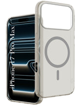 For Apple iPhone 17 Pro Max Back Cover Case (Frosted Matte Feel | MagSafe Compatible Wireless Charging)