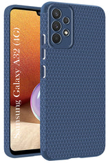 For Samsung Galaxy A32 4G Back Cover Case (Liquid Silicone | Side Grip | Camera Protection)