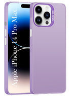 For iPhone 14 Pro Max Back Cover Case (Velvet Touch | Professional Glossy Finish | Camera Protection Bump)