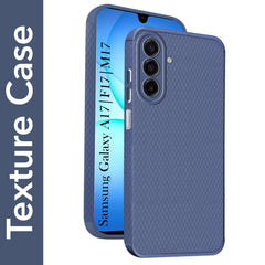 For Samsung Galaxy A17 | Samsung F17 | Samsung M17 5G Back Cover Case Liquid Silicone (Camera Protection | Side Grip Texture | Soft and Flexible)