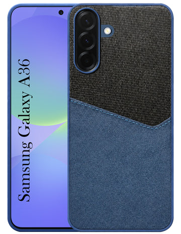 For Samsung Galaxy A36 5G Back Cover Case (Dual PU Leather Stitch | Professional Minimalist | Soft and Flexible)