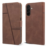 For Samsung Galaxy A26 5G Flip Cover Case ( Stitched Leather with Magnetic Closure)