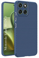For Motorola Moto Edge 60 Back Cover Case (Liquid Silicone | Side Grip | Camera Protection)